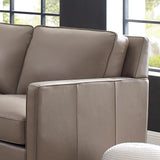 West Park Top Grain Leather Sectional