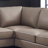 West Park Top Grain Leather Sectional