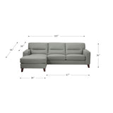 Sorena Top Grain Leather Sectional