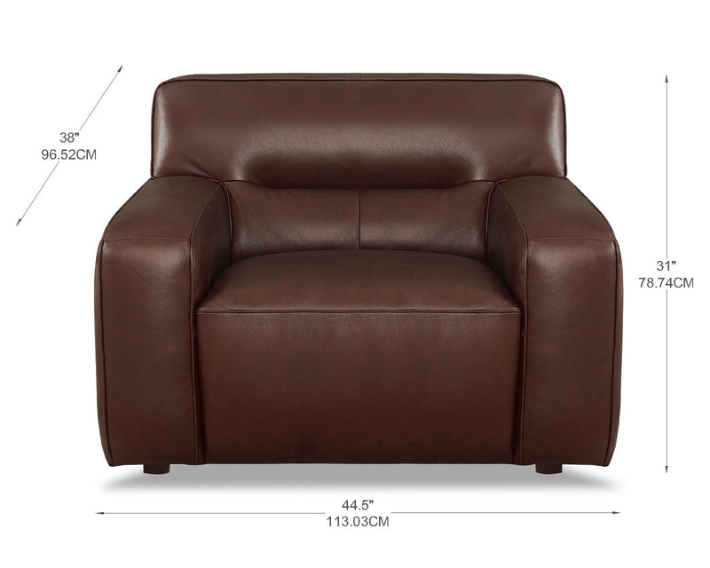Corinth Top Grain Leather Collection - Prospera Home