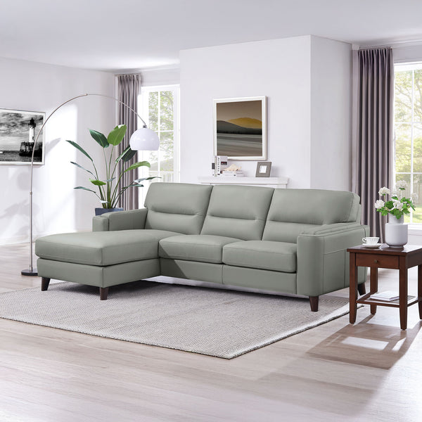 Sorena Top Grain Leather Sectional
