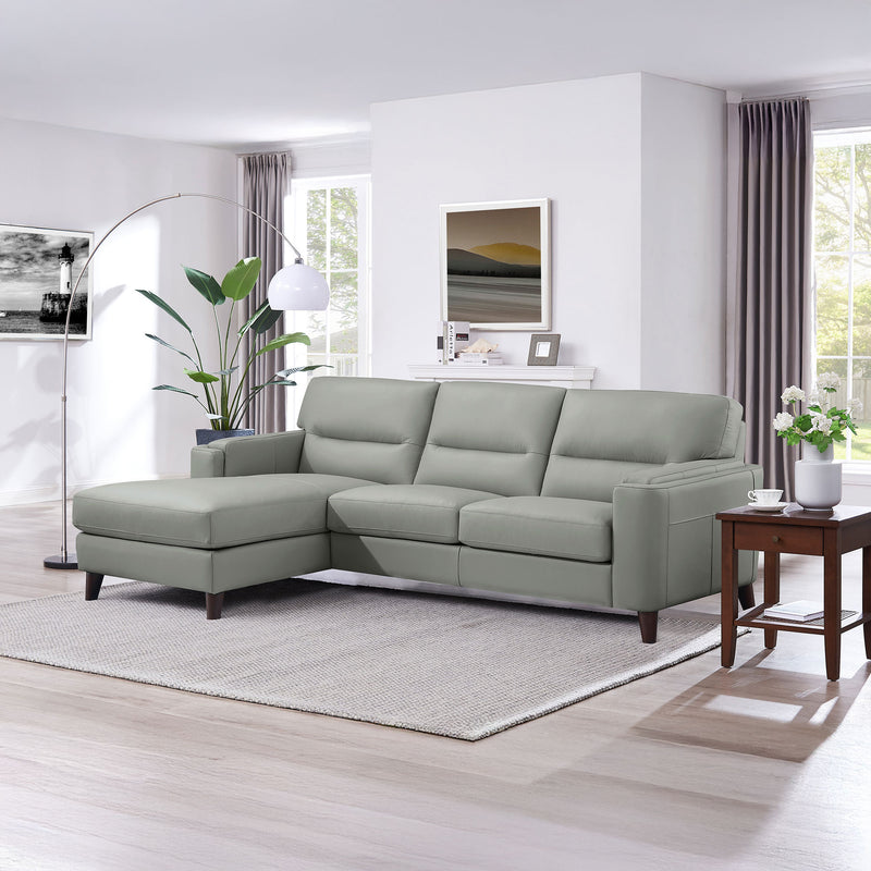 Sorena Top Grain Leather Sectional