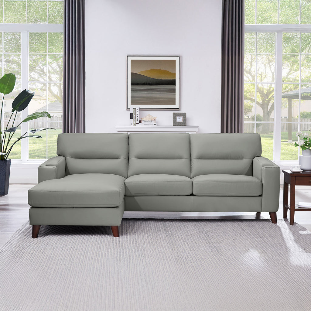 Sorena Top Grain Leather Sectional