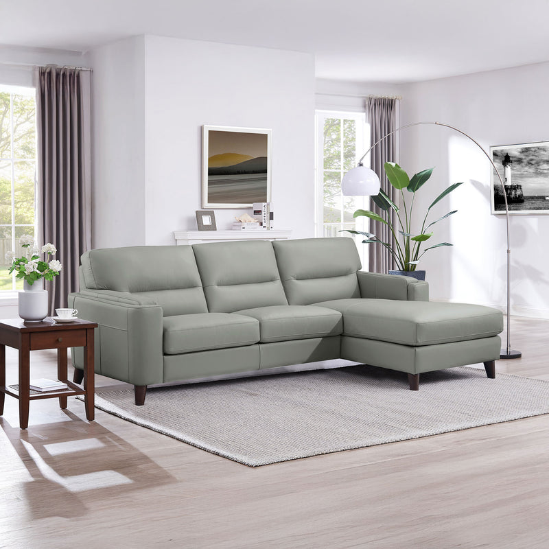 Sorena Top Grain Leather Sectional