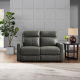 Capprio Top Grain Leather Power Reclining Collection, Gray
