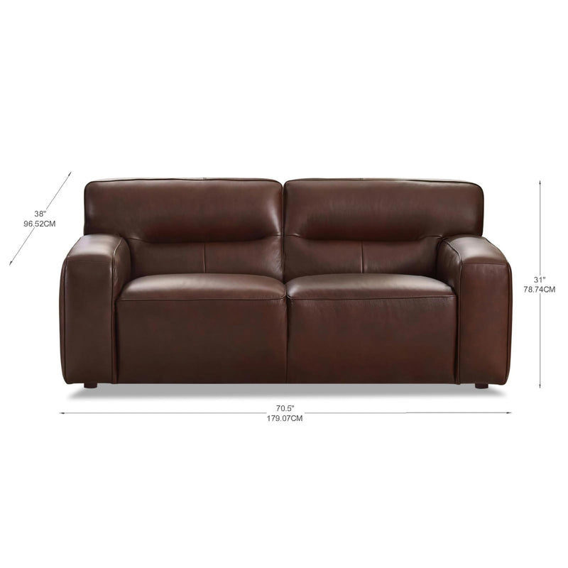 Corinth Top Grain Leather Collection, Brown