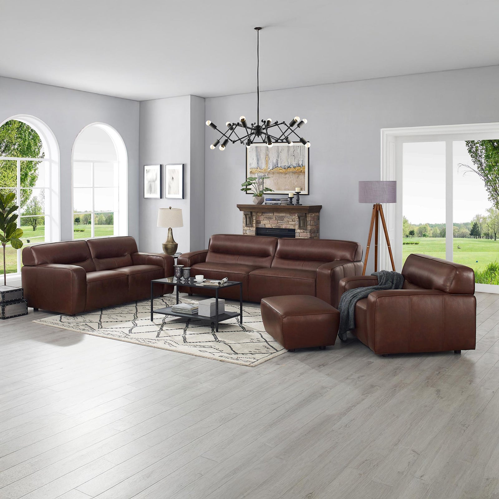 Corinth Top Grain Leather Collection – Prospera Home