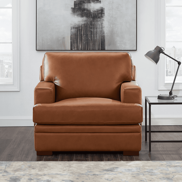 Brighton Top Grain Leather Collection, Nutmeg Brown