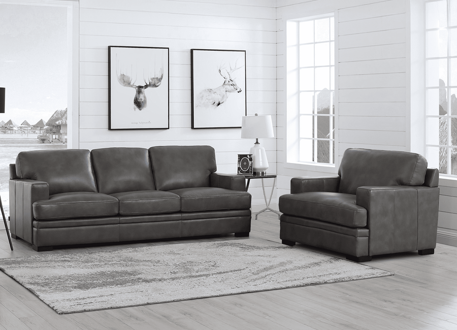 Brighton Top Grain Leather Collection, Chatham gray