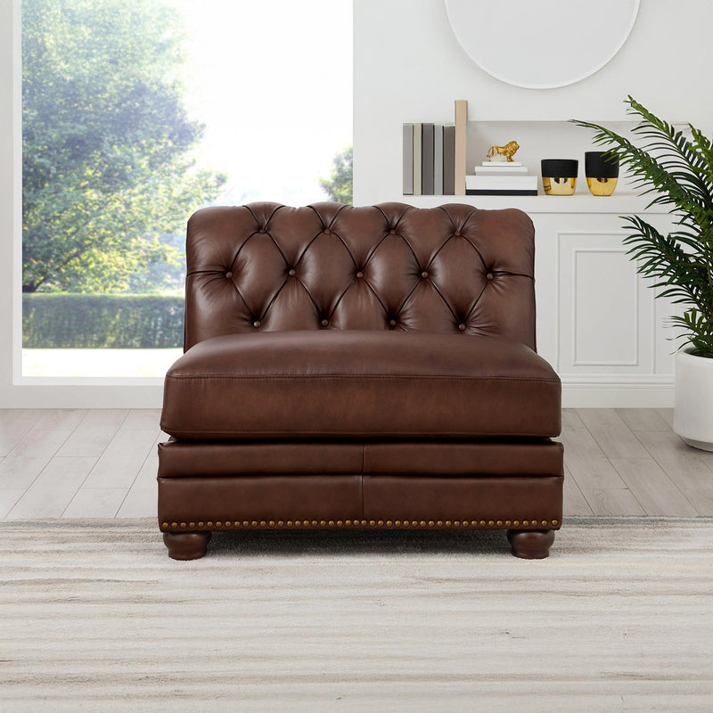 Allington Top Grain Leather Sectional