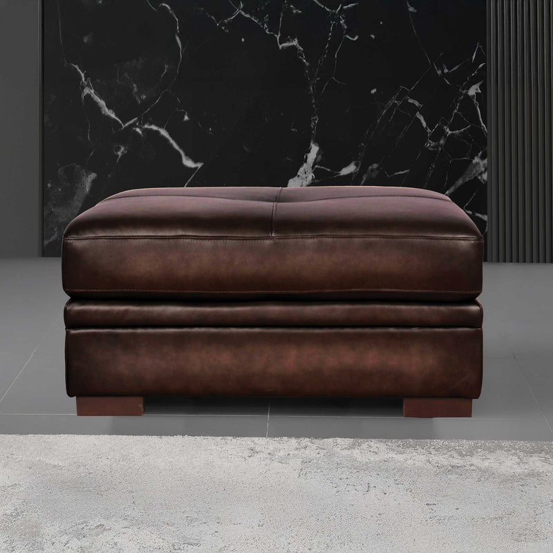 Luca Top Grain Leather Sectional