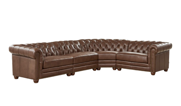 Allington Top Grain Leather Sectional