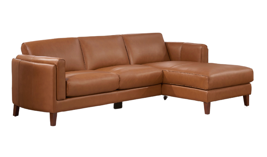 Antilles Top Grain Leather Sectional
