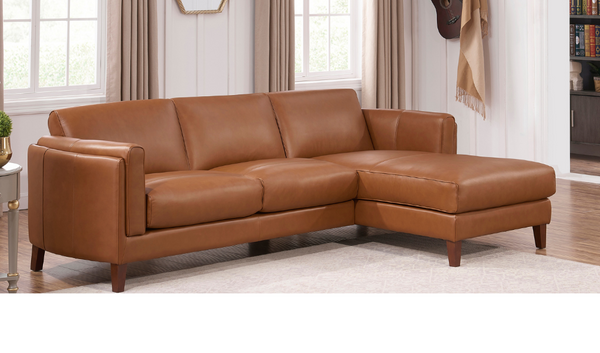 Antilles Top Grain Leather Sectional