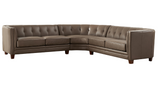 Bellevue Top Grain Leather Sectional