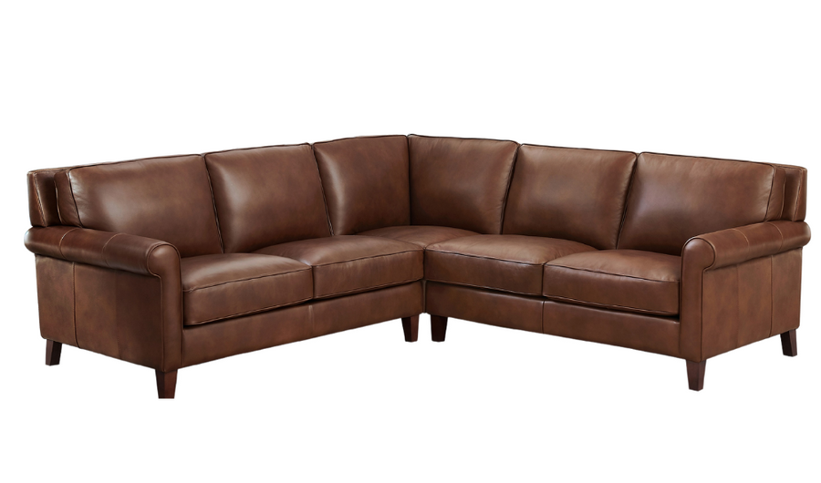 Larsen Top Grain Leather Sectional