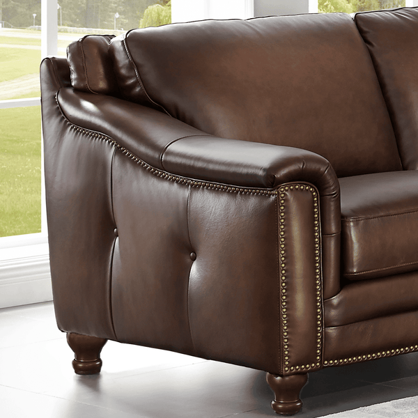 Billingham Top Grain Leather Sectional