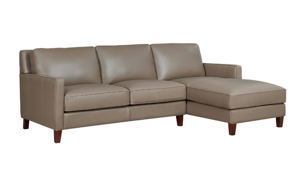 West Park Top Grain Leather Sofa Sectional