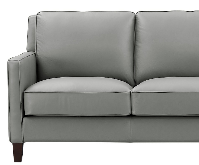 West Park Leather Collection, Silver Gray
