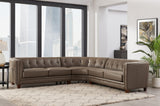 Bellevue Top Grain Leather Sectional - Prospera Home