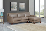 West Park Top Grain Leather Sofa Chaise - Prospera Home