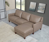West Park Top Grain Leather Sofa Chaise - Prospera Home