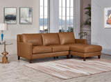 West Park Top Grain Leather Sofa Chaise - Prospera Home