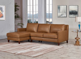 West Park Top Grain Leather Sofa Chaise - Prospera Home