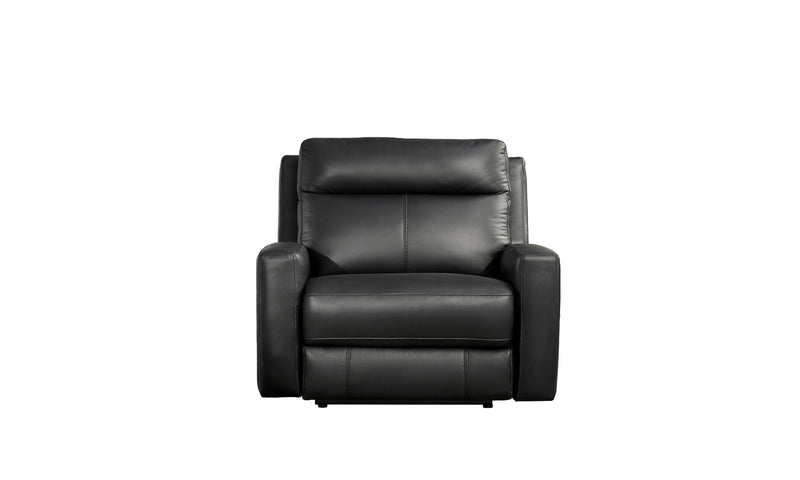 Barbados Top Grain Leather Power Reclining Collection, Black - Prospera Home