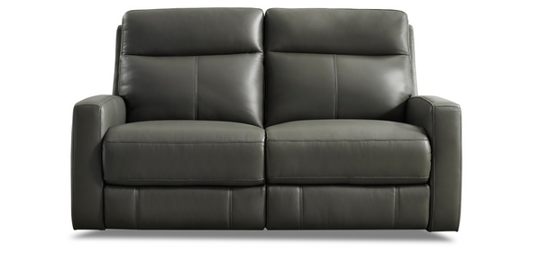 Capprio Top Grain Leather Power Reclining Collection, Gray - Prospera Home