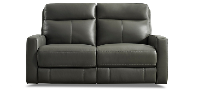 Capprio Top Grain Leather Power Reclining Collection, Gray - Prospera Home