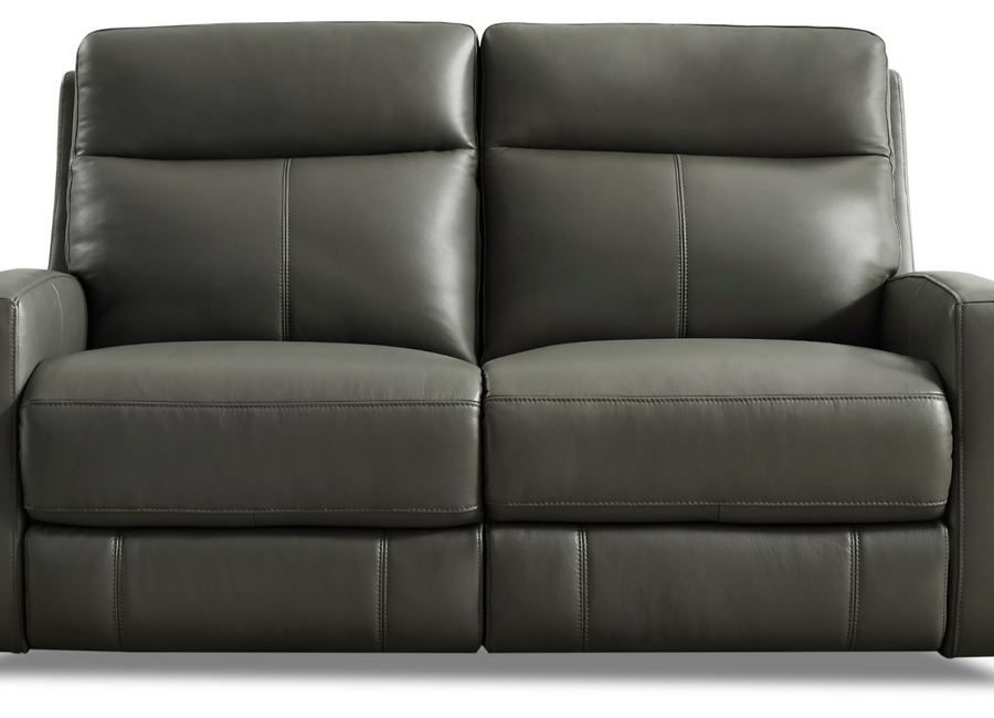 Capprio Top Grain Leather Power Reclining Collection, Gray