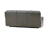 Capprio Top Grain Leather Power Reclining Collection, Gray - Prospera Home