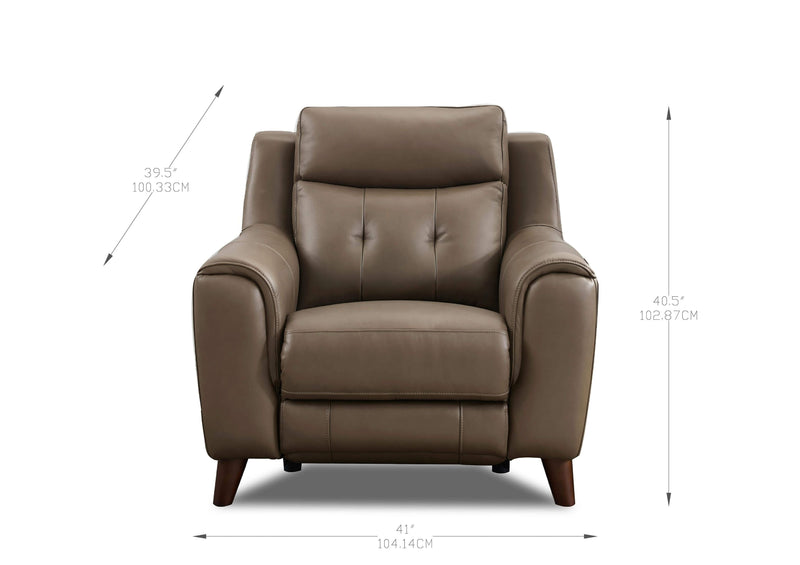 Campania Top Grain Leather Power Reclining Collection - Prospera Home