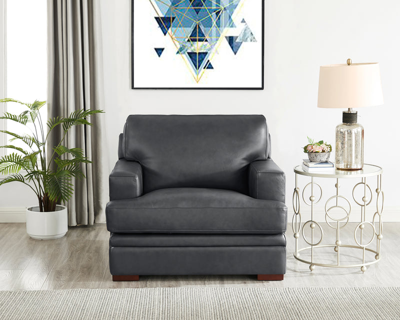 Brighton gray faux clearance leather reclining sofa