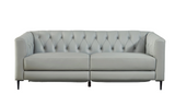 Santa Cruz Power Leather Collection, Silver Gray - Prospera Home