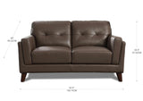 Monterey Top Grain Leather Sofas - Prospera Home