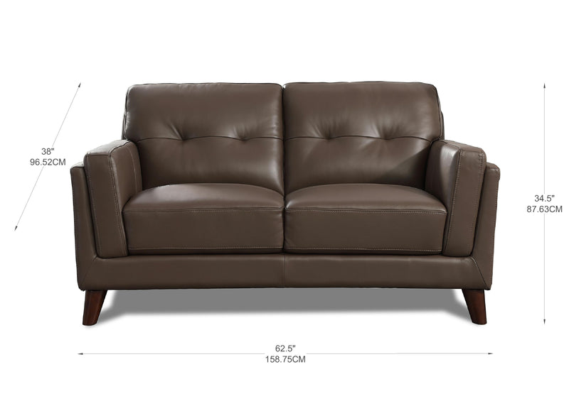 Monterey Top Grain Leather Sofas - Prospera Home