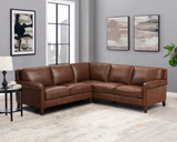 Larsen Top Grain Leather Sectional - Prospera Home