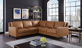West Park Top Grain Leather Sectional - Prospera Home