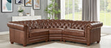 Allington Top Grain Leather Sectional