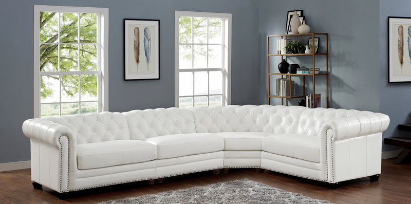 Allington Top Grain Leather Sectional