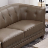 Bellevue Top Grain Leather Sectional - Prospera Home
