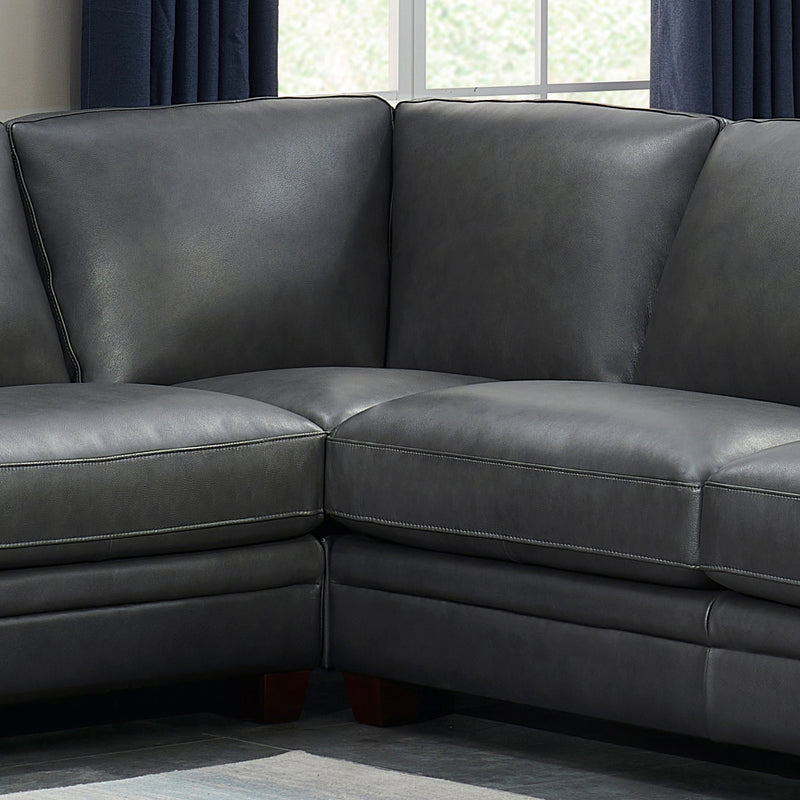 Marcello Top Grain Leather Sectional - Prospera Home