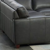 Marcello Top Grain Leather Sectional - Prospera Home