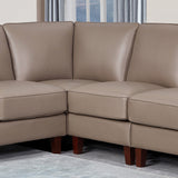 Larsen Top Grain Leather Sectional - Prospera Home