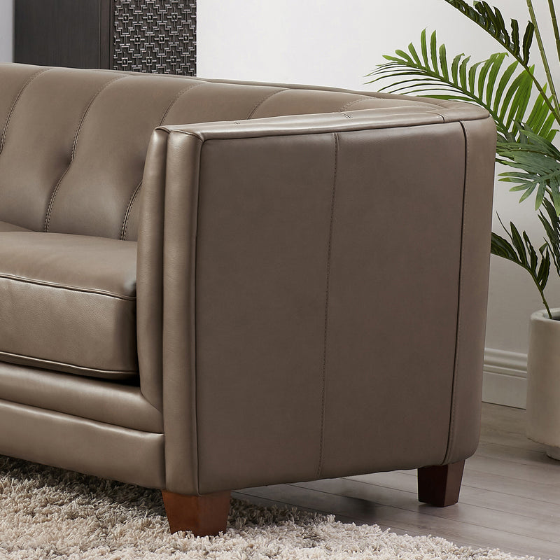 Bellevue Top Grain Leather Sectional - Prospera Home