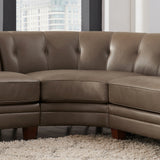 Bellevue Top Grain Leather Sectional - Prospera Home