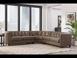 Bellevue Top Grain Leather Sectional